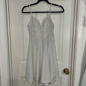 White Almost Famous Mini Dress Size Small